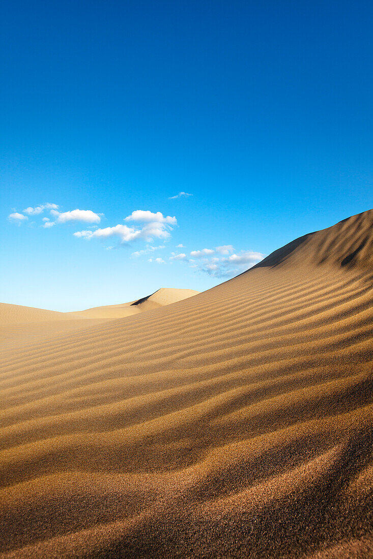 Sand dunes of Maspalomas, Gran Canaria, Canary Islands, Spain