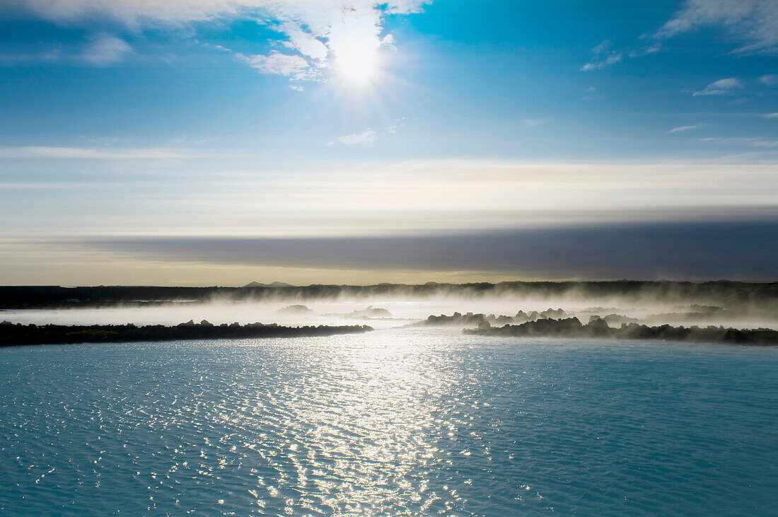 Blaue Lagune Thermalkraftwerk bei Reykjavik, Island, Skandinavien