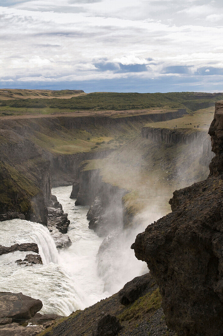 Gullfoss near Reykjavik, Iceland, Scandinavia, Europe