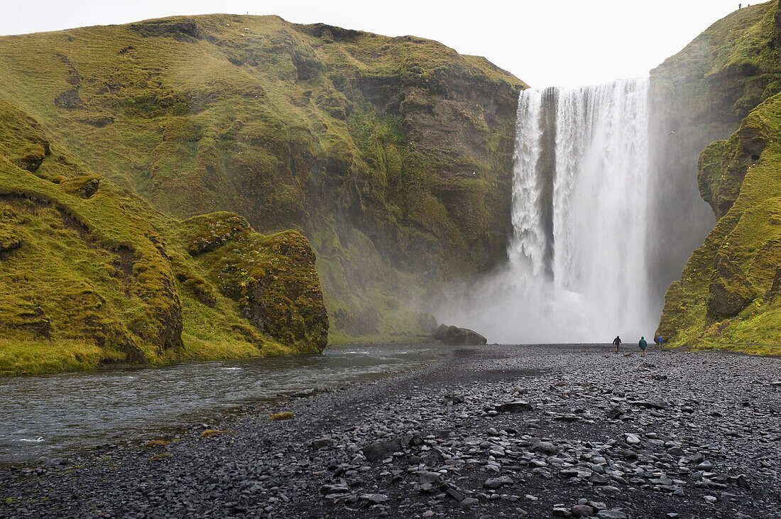Skogafoss waterfall, Iceland, Scandinavia, Europe