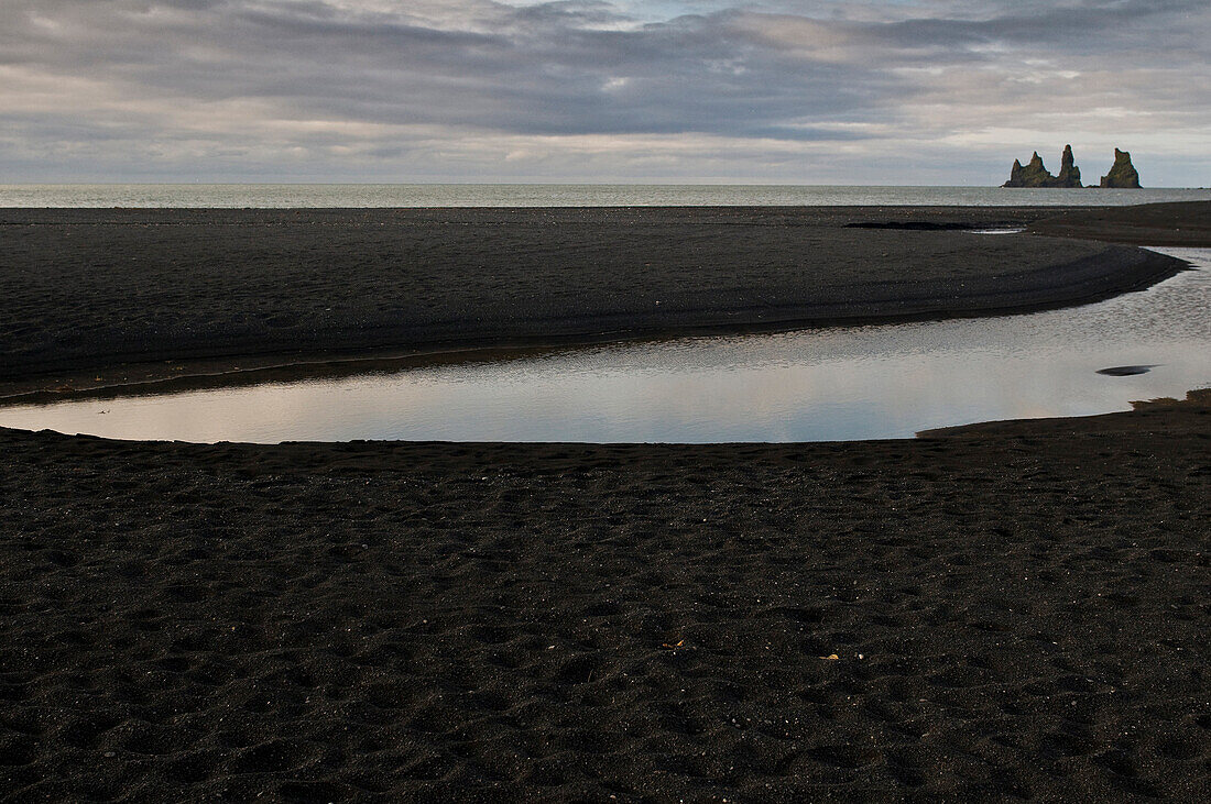 Lavastrand bei Vik I Myrdal, Island, Skandinavien