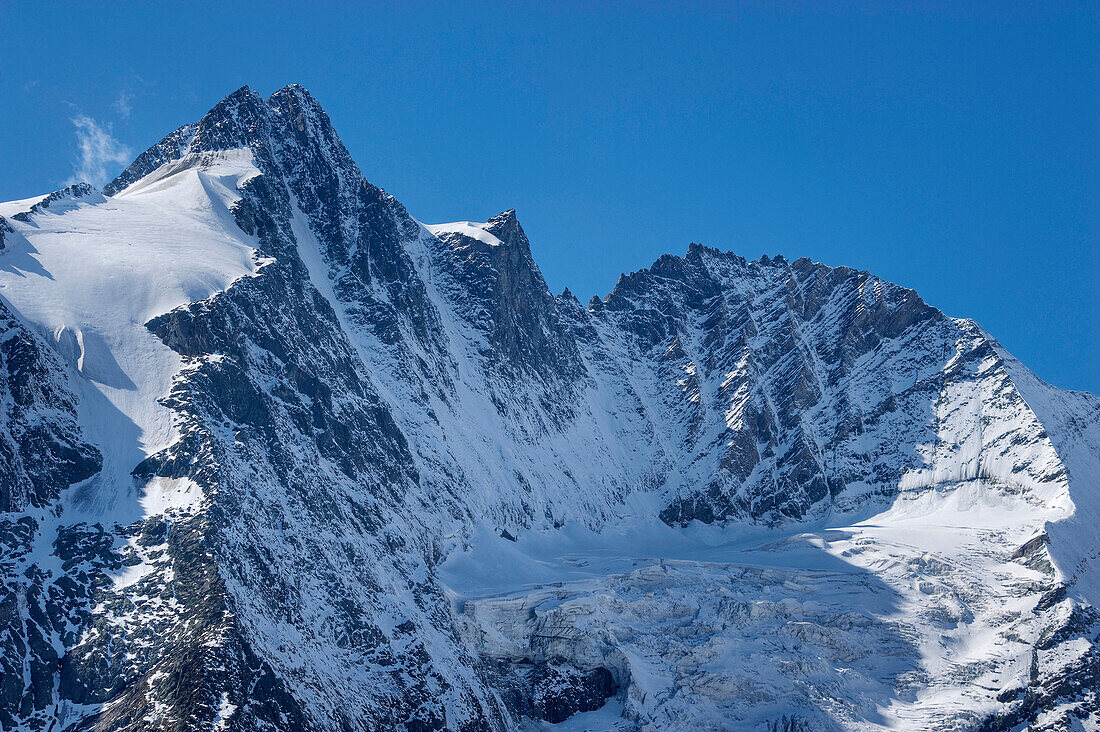 Großglockner, Glochner mountain range, Hohe Tauern, Carinthia, Austria