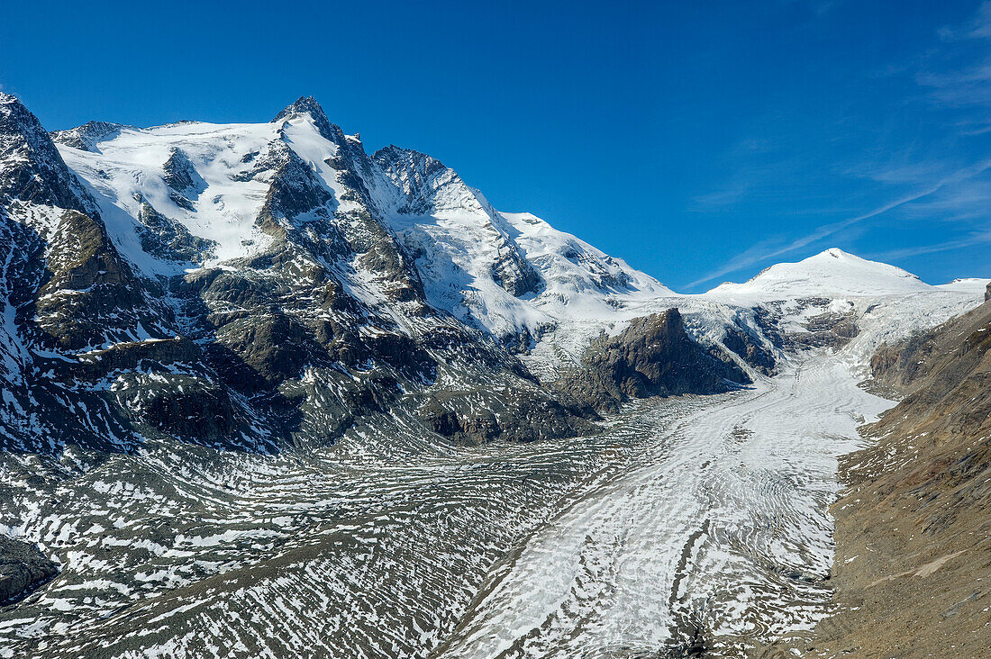 Großglockner, Glochner mountain range, Hohe Tauern, Carinthia, Austria