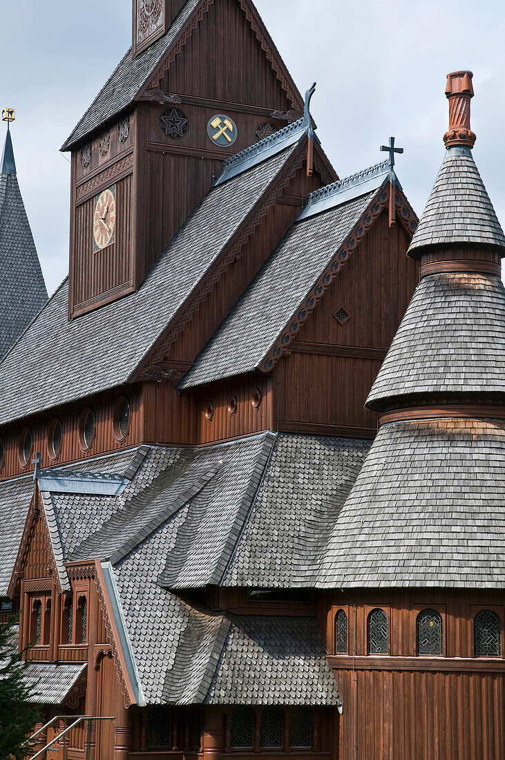 Gustav-Adolf-Stabkirche, Hahnenklee, Harz, Niedersachsen, Deutschland