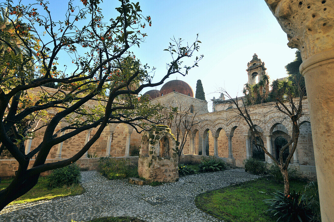 San Giovanni degli Eremiti, 6 Jahrhundert, Palermo, Sizilien, Italien