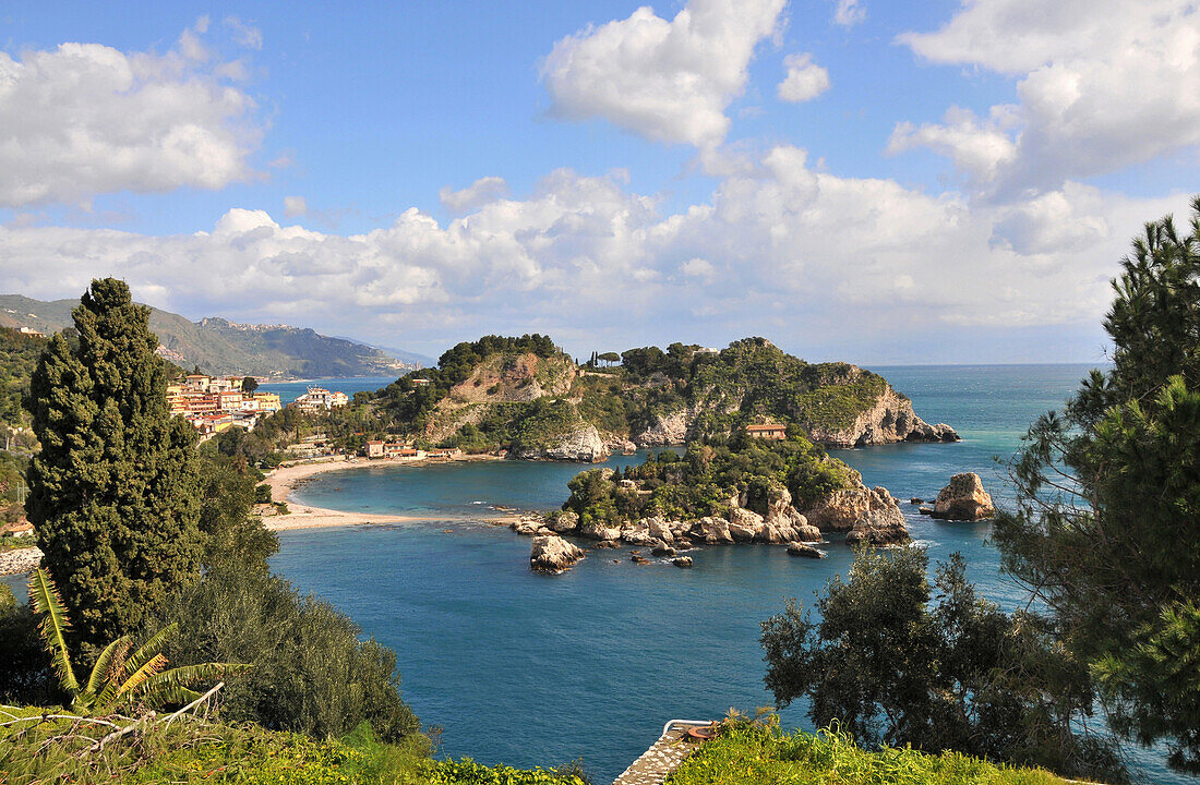 Isola Bella under Taormina, Sicily, Italy, Taormina, eastcoast, Sicily, Italy