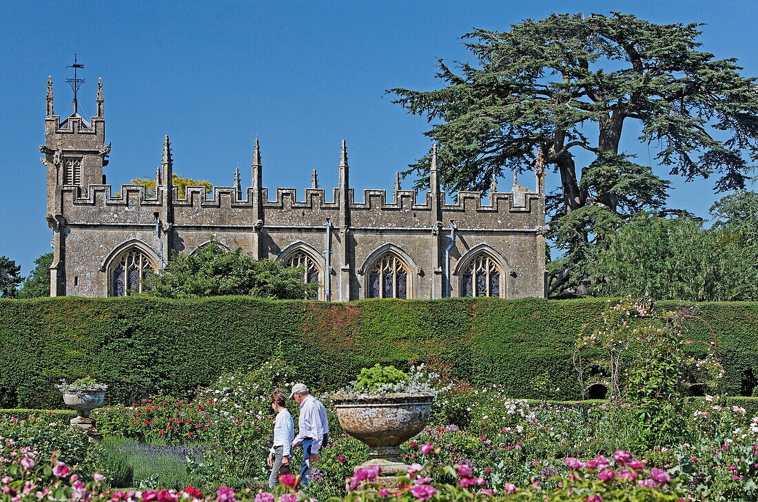 Saint Mary's church at Sudeley Castle, Gloucestershire, Cotswolds, England, Great Britain, Europe