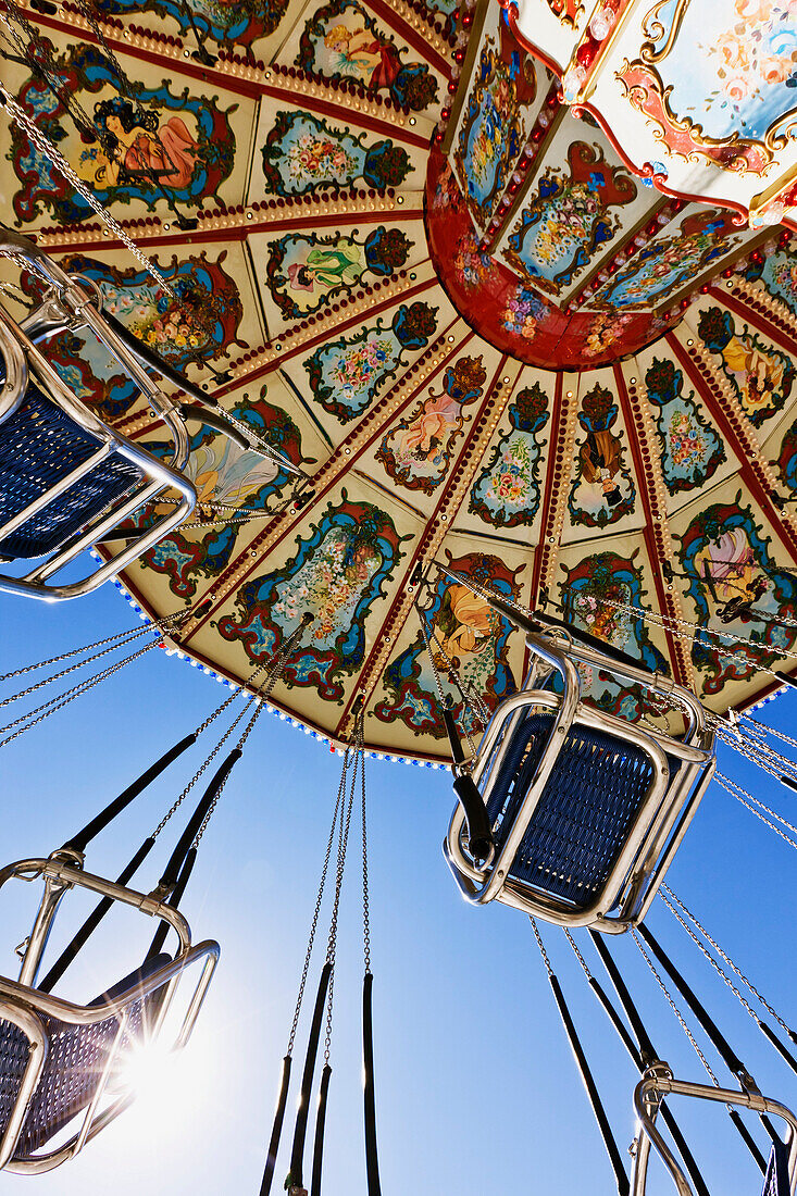 Swing Ride at the Fair, Dallas, Texas, USA