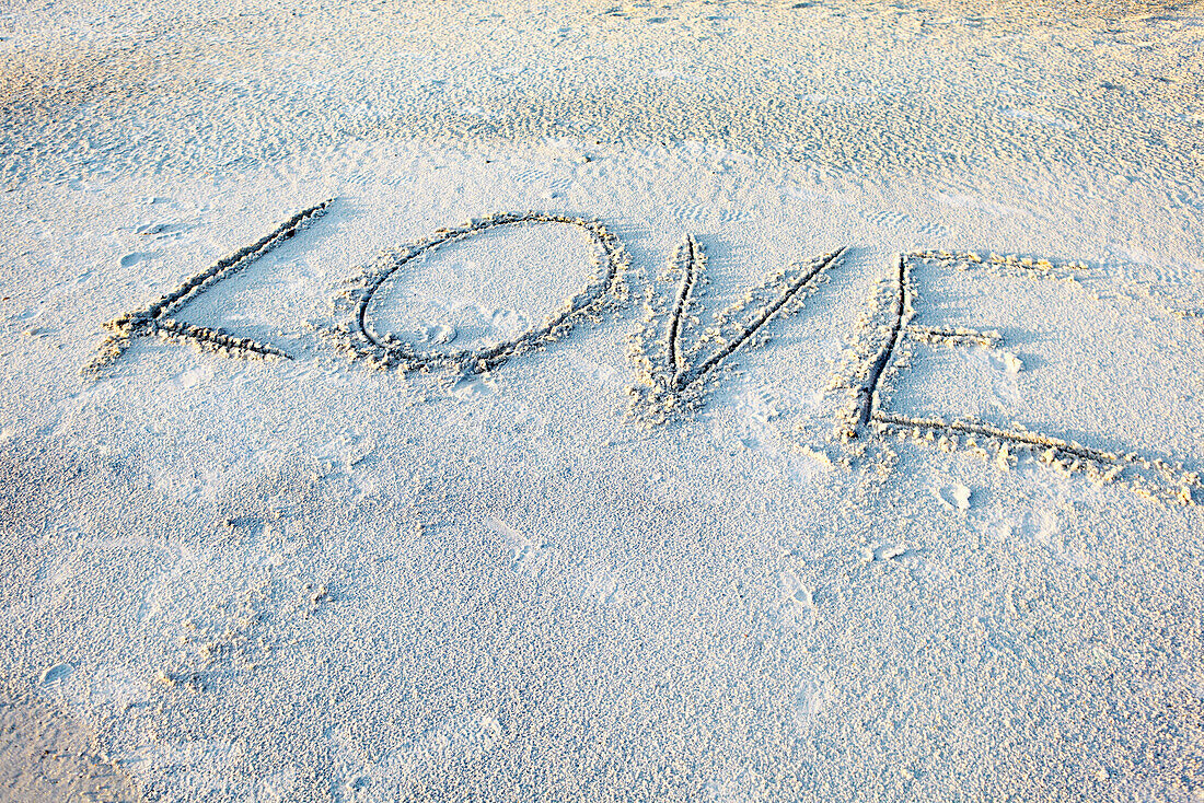 Love Written in the Sand, Bradenton, Florida, United States