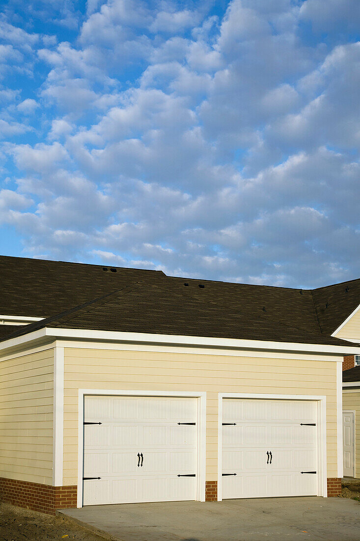 Townhouse Garages, Norfolk, Virginia, USA