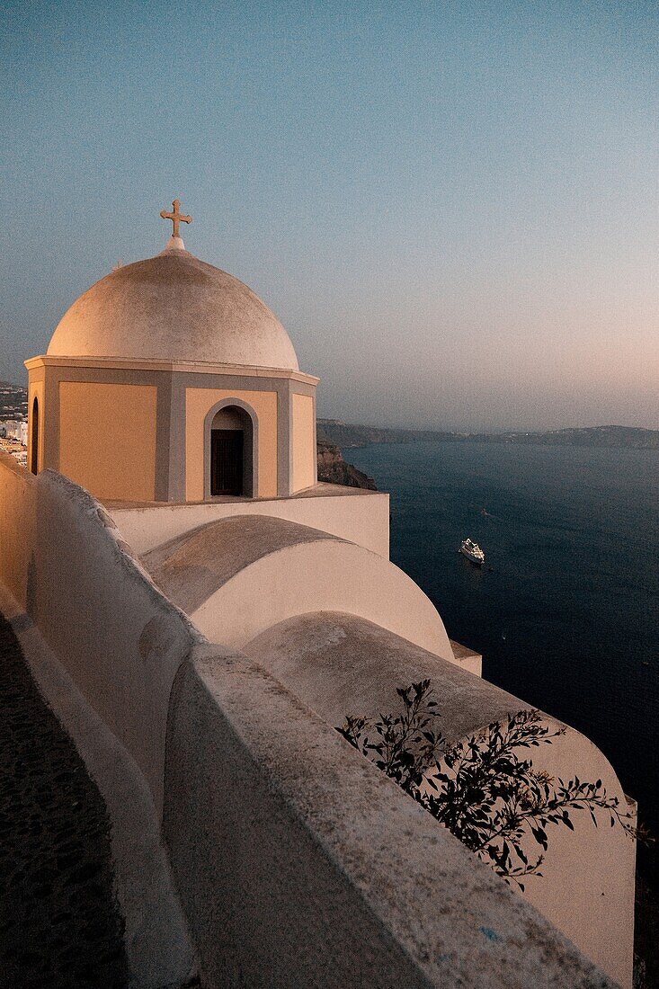 Thira church  Santorini, Cyclades Islands, Greece