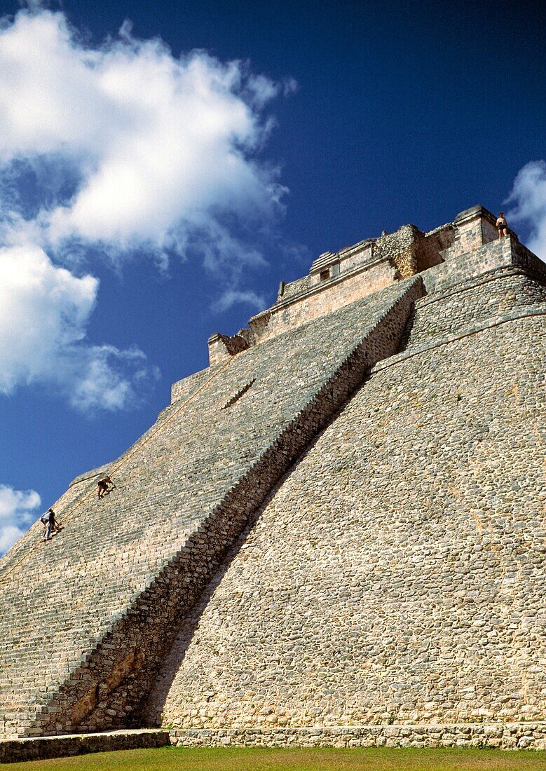 Uxmal pre-Columbian ruined city of the Maya civilization, Yucatan, Mexico