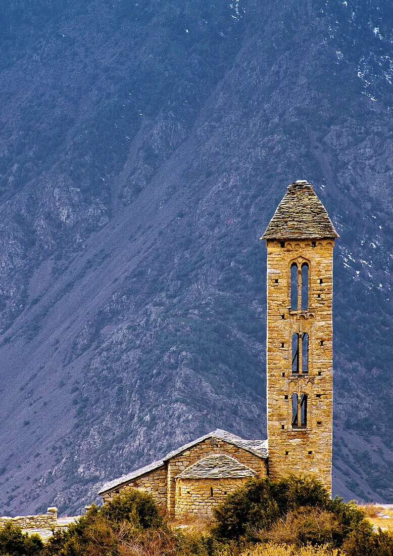 Sant Miguel d’Engolasters was built sometime before the 12th century, in an austere Romanic style of Andorra  It´s one of Andorra´s cultural gems  Engolasters is a village in the parish of Escaldes-Engordany Andorra situated 1504 meters above sea level  E