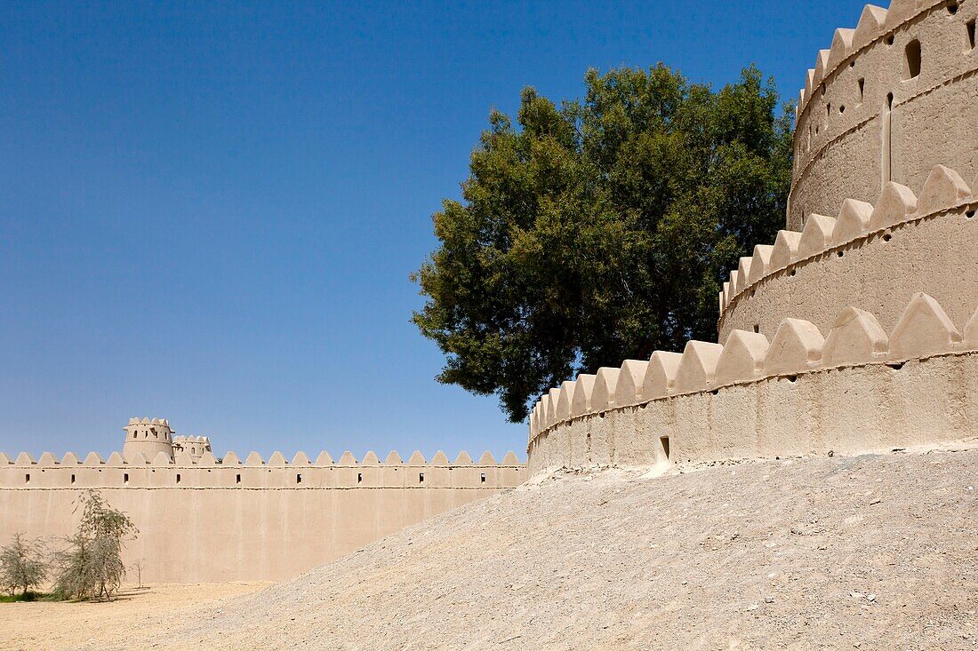 The Al Jahili Fort in Al Ain, United Arab Emirates, Middle East