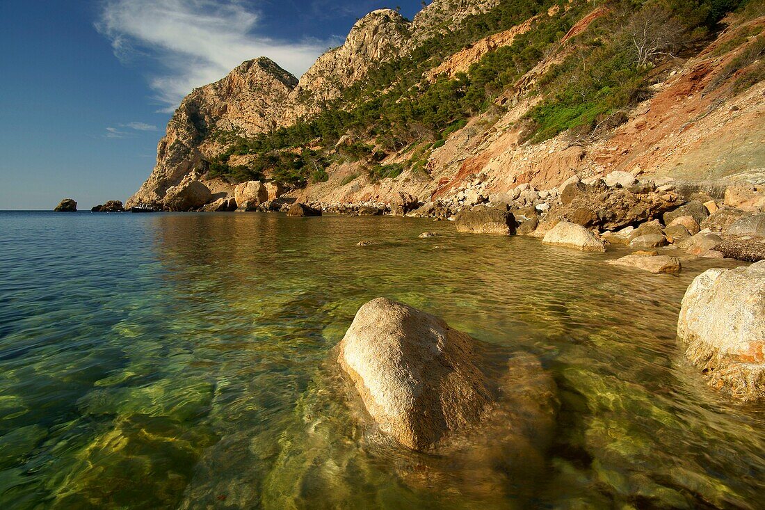 Cala Basset Morro de Sa Ratjada Ponent Andratx Mallorca Balearen Spanien