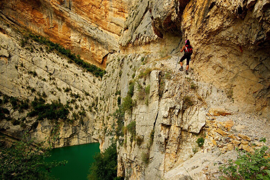 Mont-Rebei Congost Massif Montsec Lleida Pyrenäen Katalonien Spanien