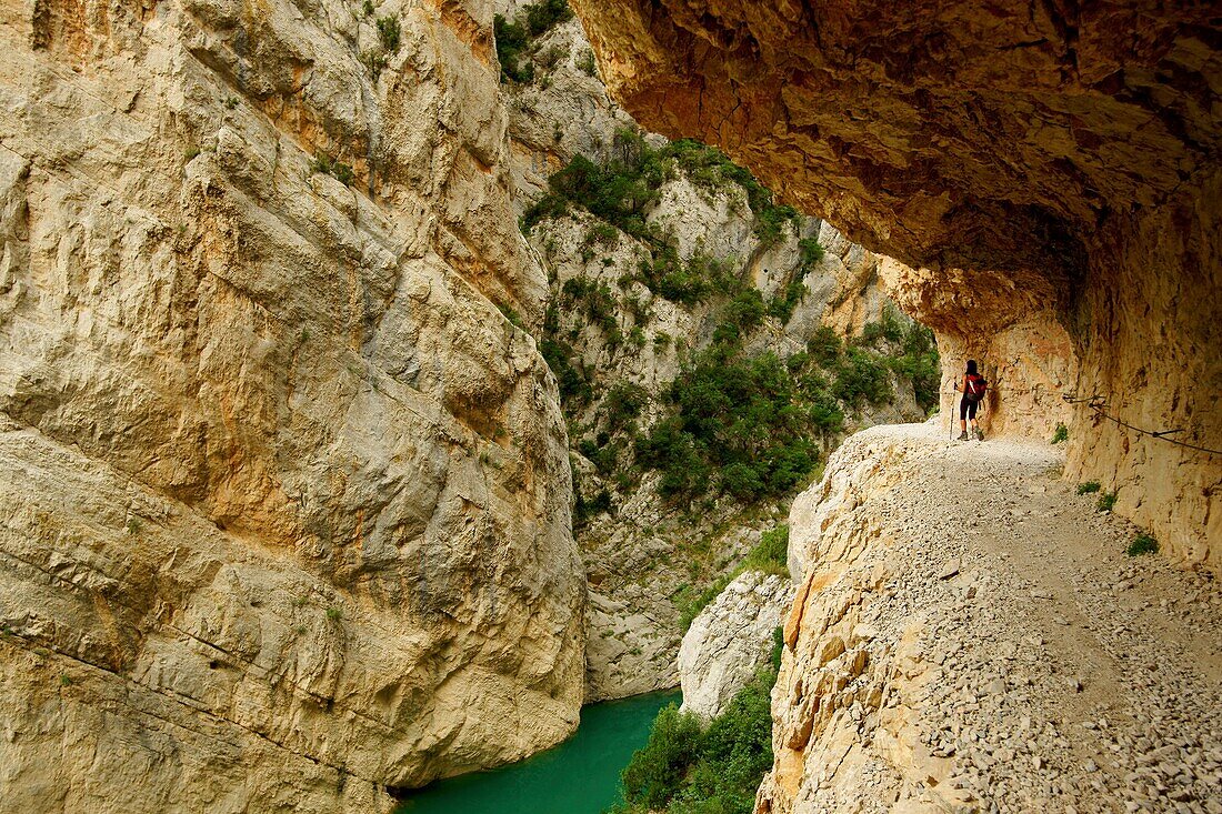 Mont-Rebei Congost Massif Montsec Lleida Pyrenees Mountains Catalonia Spain