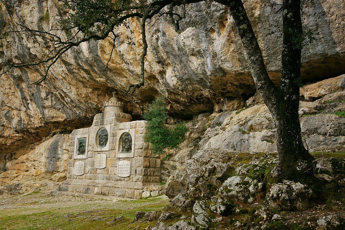 Geheimnis der Freude, Mysterien des Rosenkranzes Schrein Pujol dels LLuc misteris Escorca Sierra de Tramuntana Mallorca Balearische Inseln Spanien