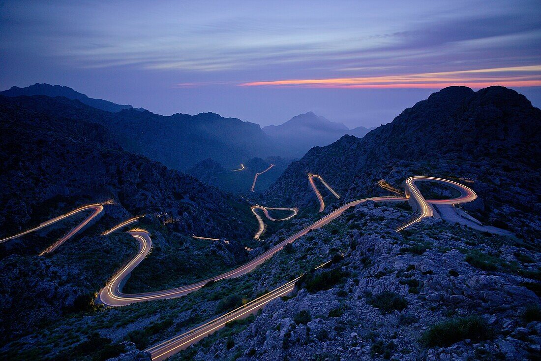 Sa Calobra Escorca Sierra de Tramuntana Mallorca Balearische Inseln Spanien