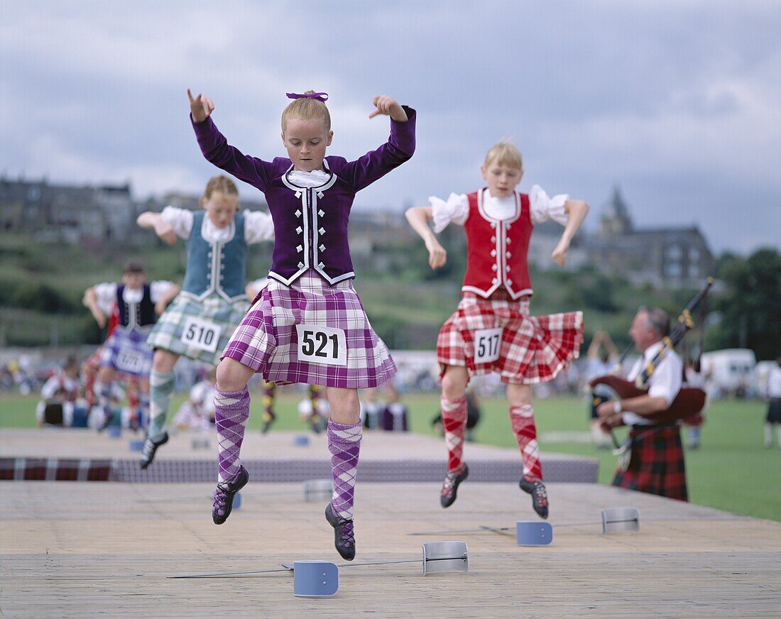 Highland Dancing, Highland Games, Highlands, Scotla. Dancing, Highland, Highland games, Highlands, Holiday, Landmark, Scotland, United Kingdom, Great Britain, Tourism, Travel, Vacat