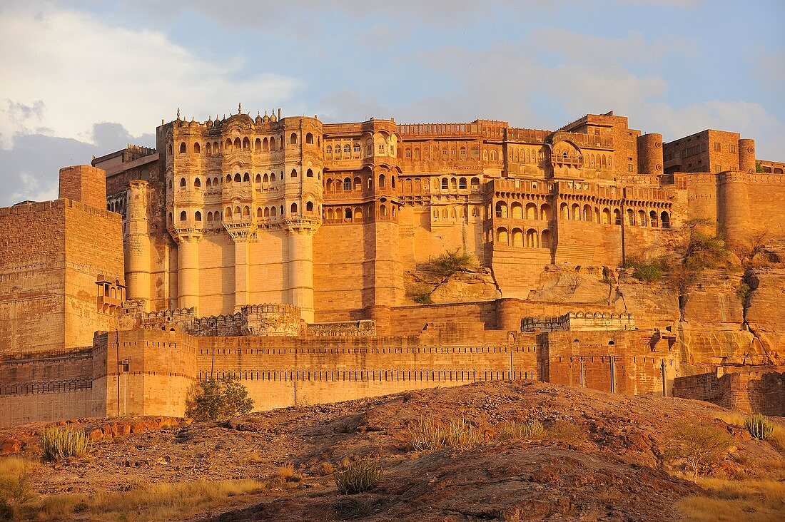 India, Rajasthan, Jodhpur, Mehrangarh fort
