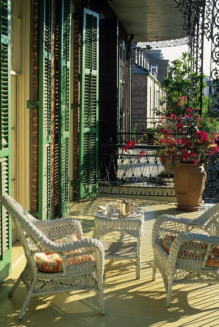 luxury hotel Soniat House, Chartres Street, French Quarter neighborhood, New Orleans, Louisiana, United States of America, Americas
