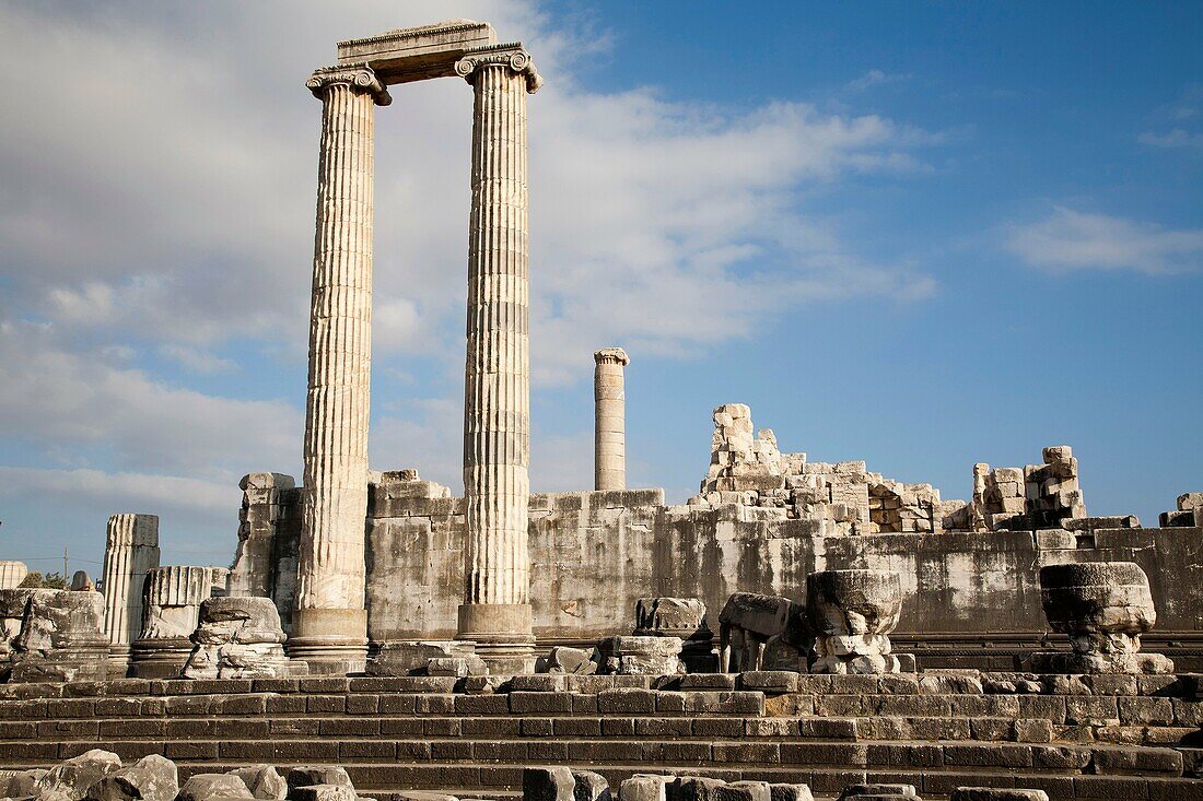 temple of apollo, archeological area, didyma, southern aegean coast, turkey, asia