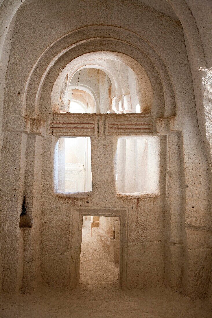 rock church, rose valley, landscape, cappadocia, anatolia, turkey, asia