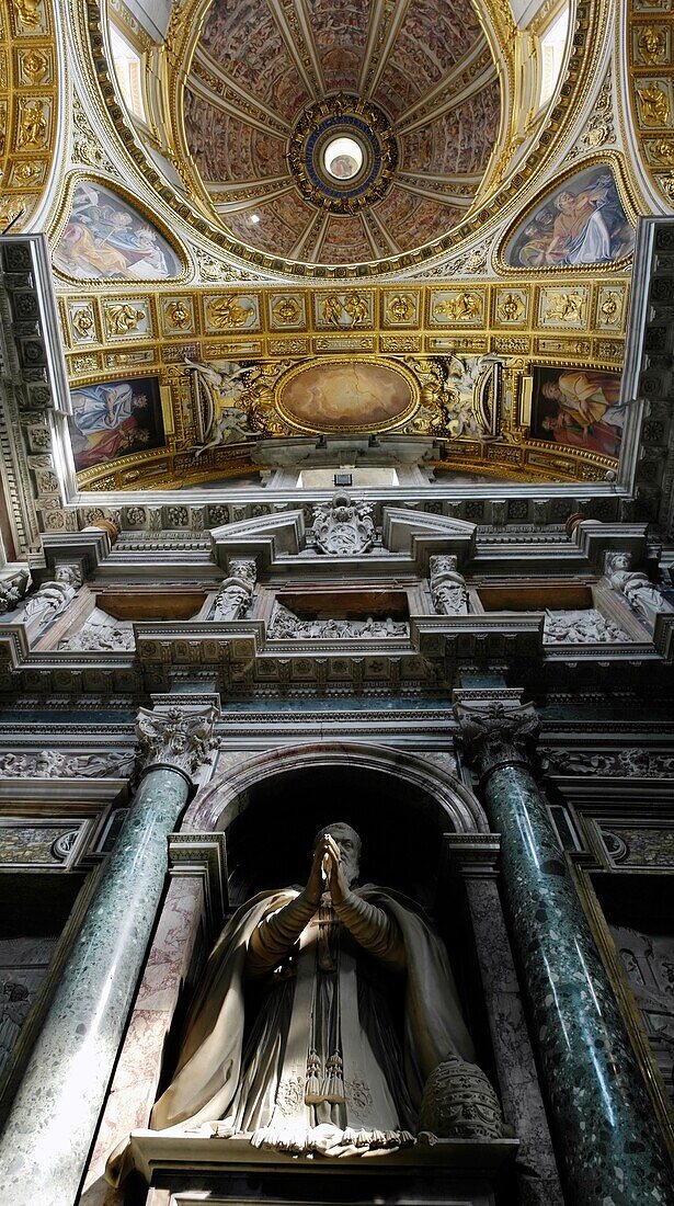 Interior Basilica Santa Maria Maggiore Cappella Sistina SS Sacramento Rome Italy