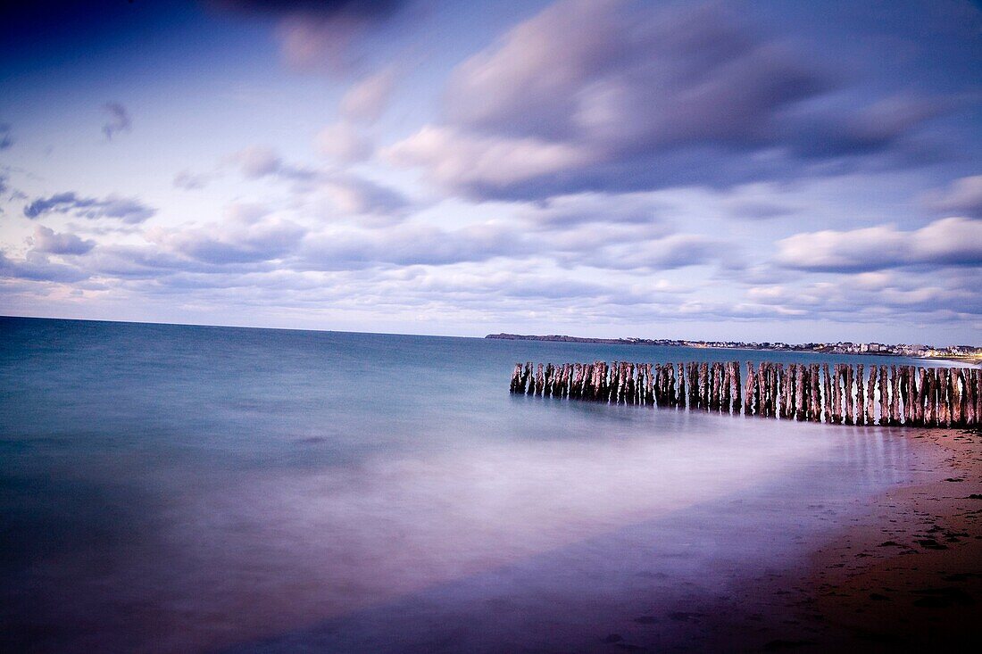 Beach in Saint Malô, France