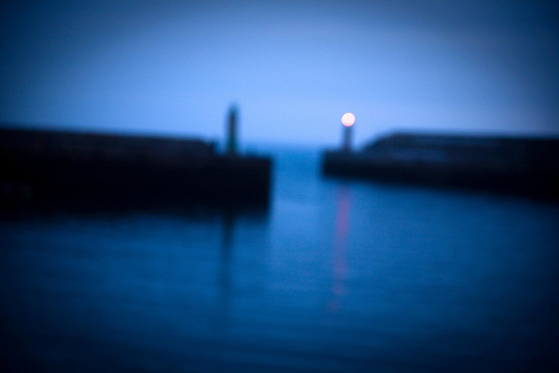 Blurred Harbour, Tapia de Casariego, Asturias, Spain