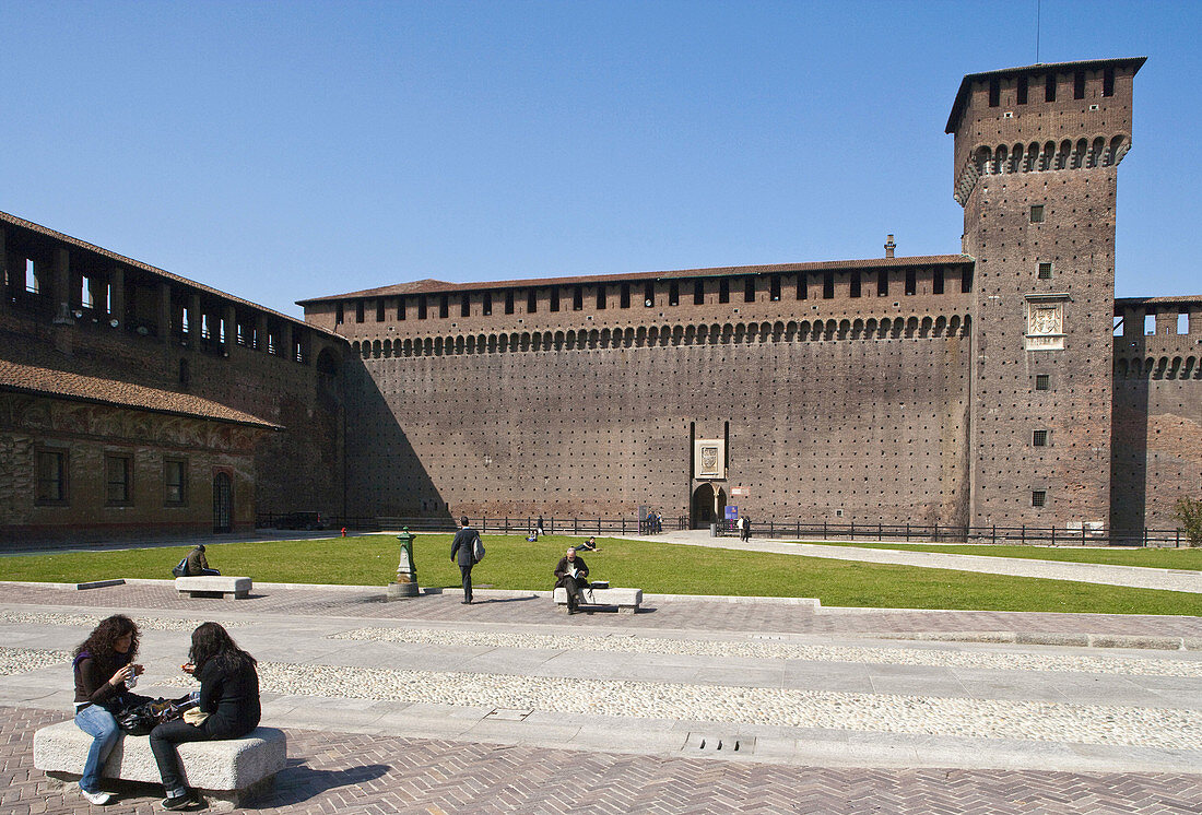 Sforzesco castle, Milan