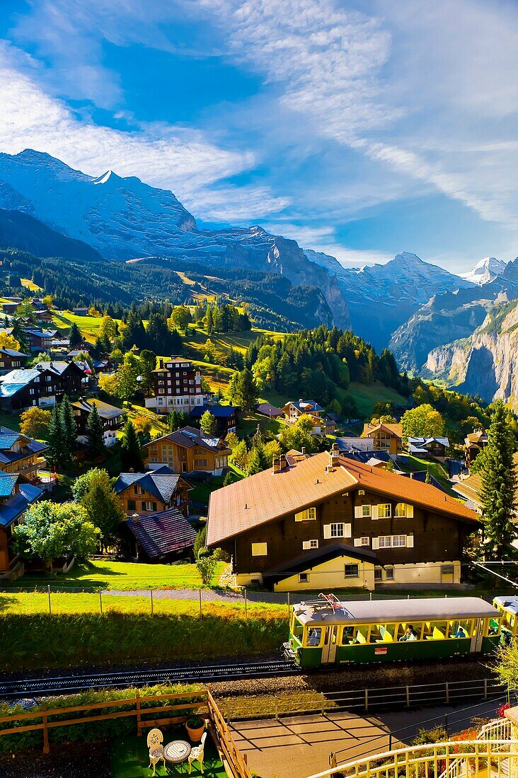 Wengen, Swiss Alps, Canton Bern, Switzerland