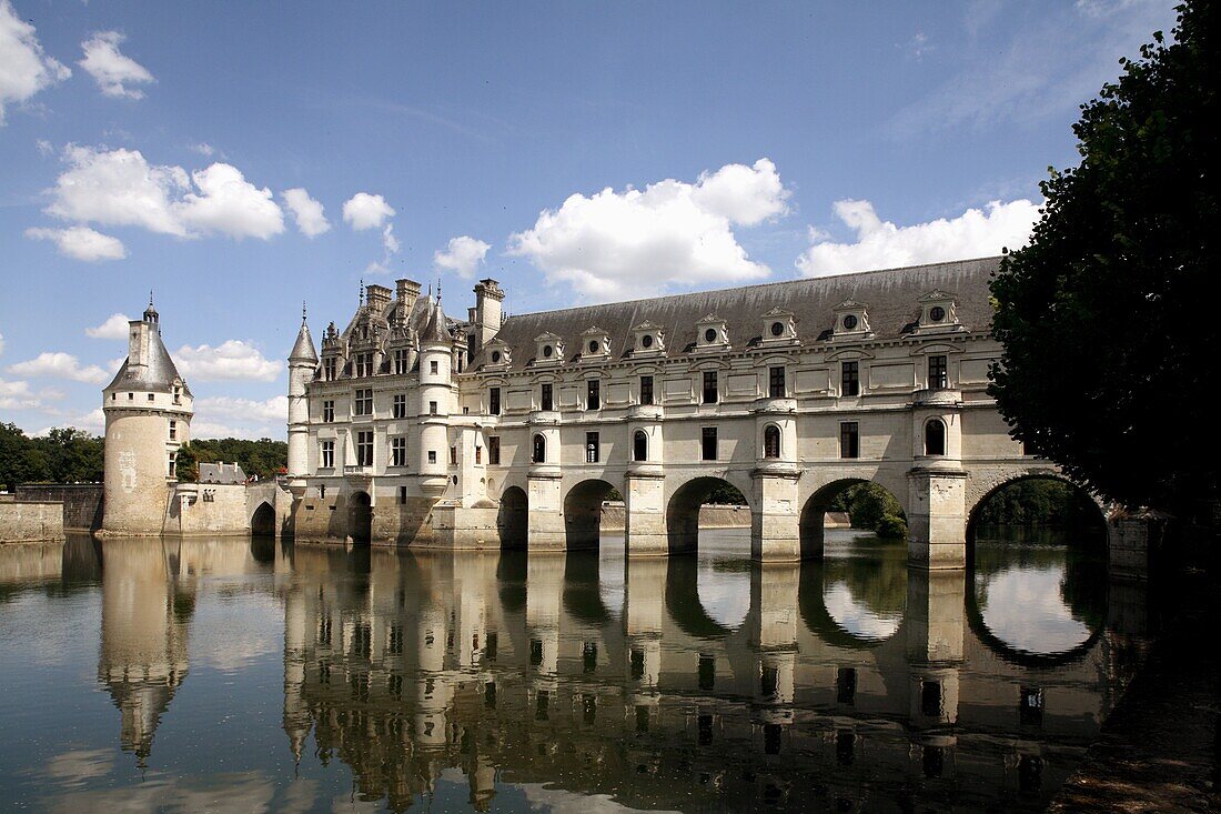 Château de Chenonceau on the Cher River, Indre-et-Loire, France