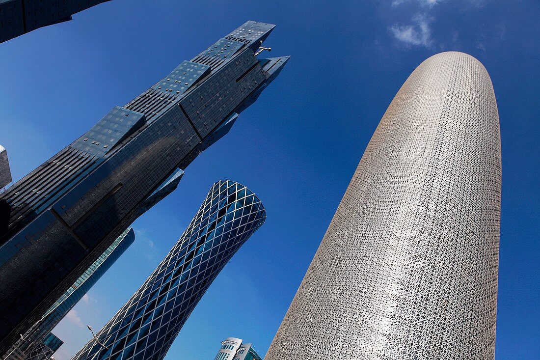 Jean Nouvel’s High Rise Office Building and Tornado Tower in Doha, Qatar