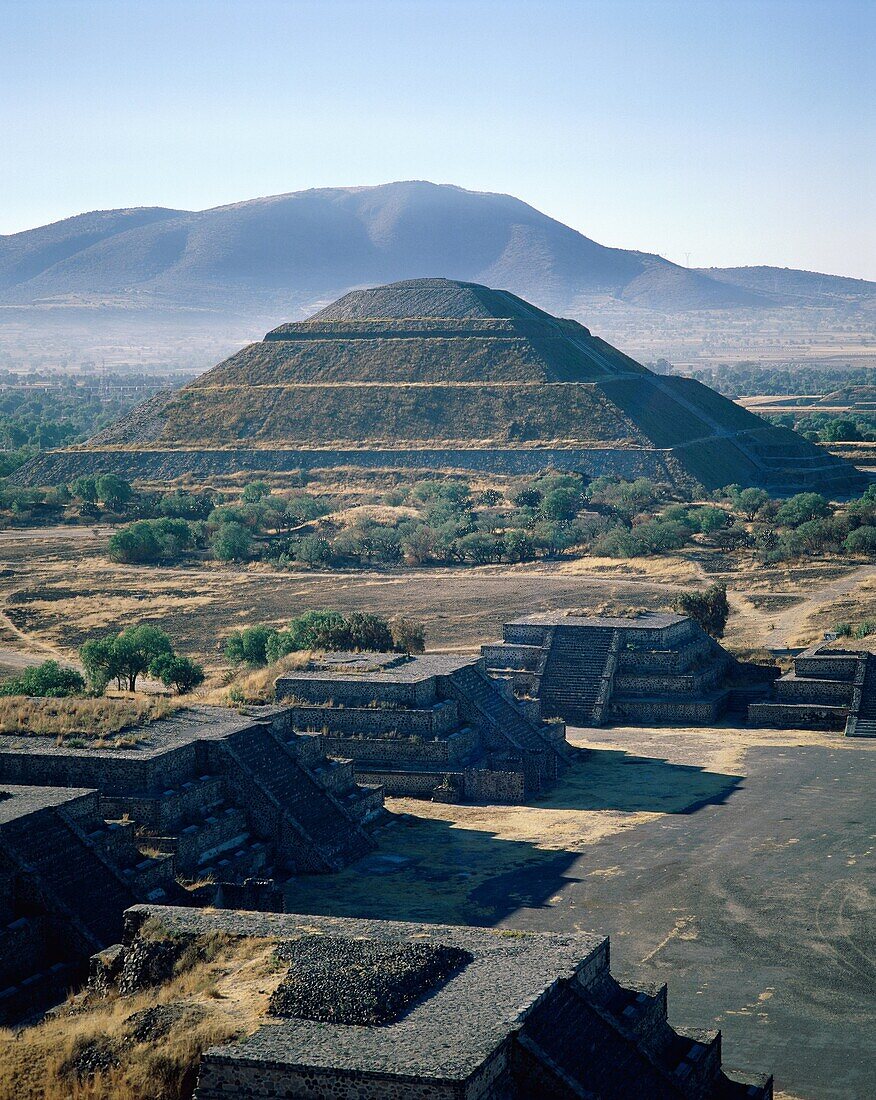 ancient, Mexico, pyramid, Pyramid of the Sun, ruins. Ancient, Holiday, Landmark, Mexico, Pyramid, Pyramid of the sun, Ruins, Sun, Temple, Teotihuacan, Tourism, Travel, Vacation
