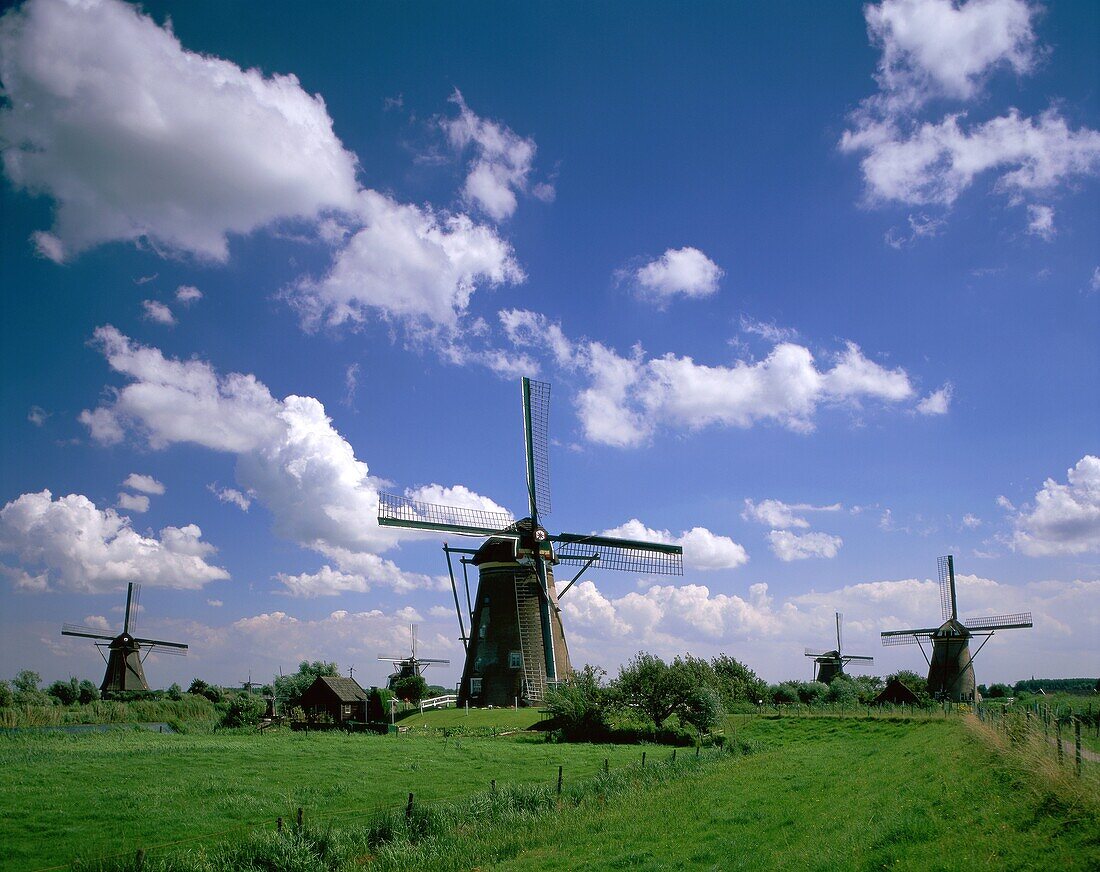 agriculture, clouds, Kinderdijk, Netherlands, pictu. Agriculture, Clouds, Holiday, Kinderdijk, Landmark, Netherlands, Picturesque, Quaint, Sky, Tourism, Travel, Vacation, Windmills