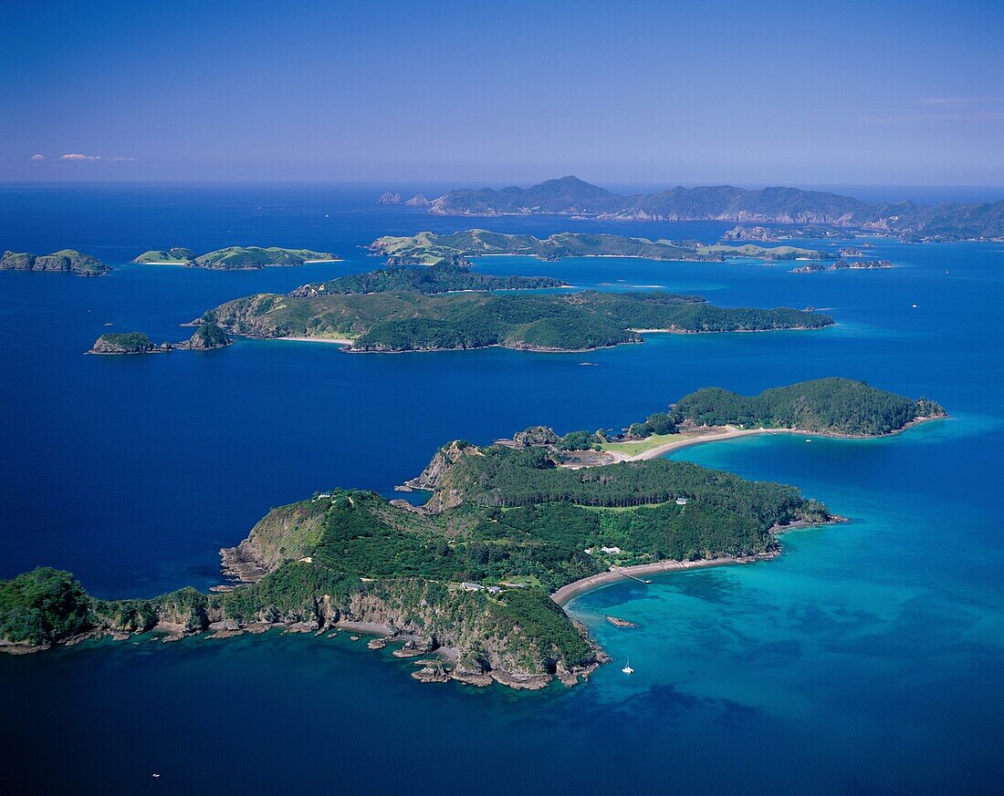 bay of islands, horizon, islands, New Zealand, ocea. Bay of islands, Holiday, Horizon, Islands, Landmark, New zealand, Ocean, Tourism, Tranquil, Tranquility, Travel, Tropical, Vacat