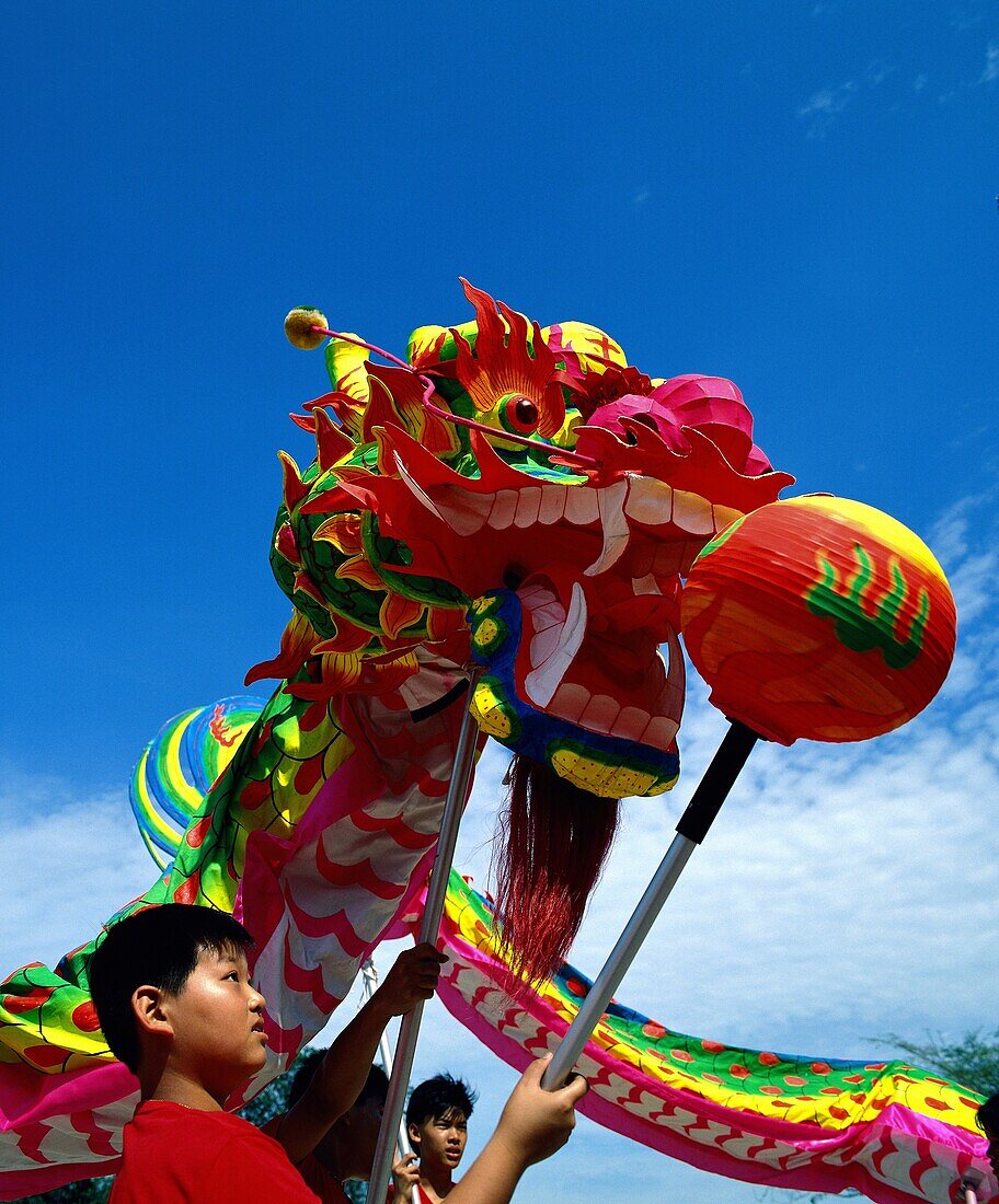 Asia, Asian, boy, dragon, festival, outdoors, parad. Asia, Asian, Boy, Dragon, Festival, Holiday, Landmark, Outdoors, Parade, People, Singapore, Asia, Tourism, Travel, Vacation, Wor
