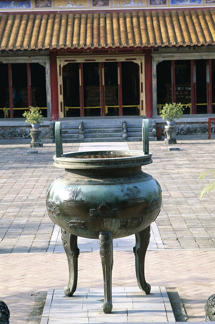Bronze Dynastic Urns, Hue, Imperial Palace, Citadel. Asia, Bronze, Citadel, Dynastic, Heritage, Holiday, Hue, Imperial palace, Landmark, Tourism, Travel, Unesco, Urns, Vacation, Vie