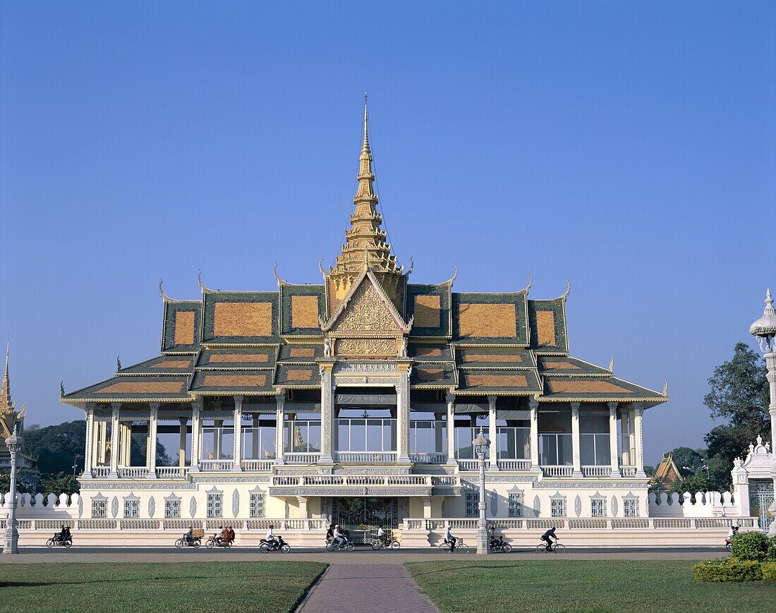 Cambodia, Chan Chaya Pavilion, Phnom Penh, Royal Pa. Cambodia, Asia, Chan, Chaya, Holiday, Landmark, Pavilion, Phnom penh, Royal palace, Tourism, Travel, Vacation