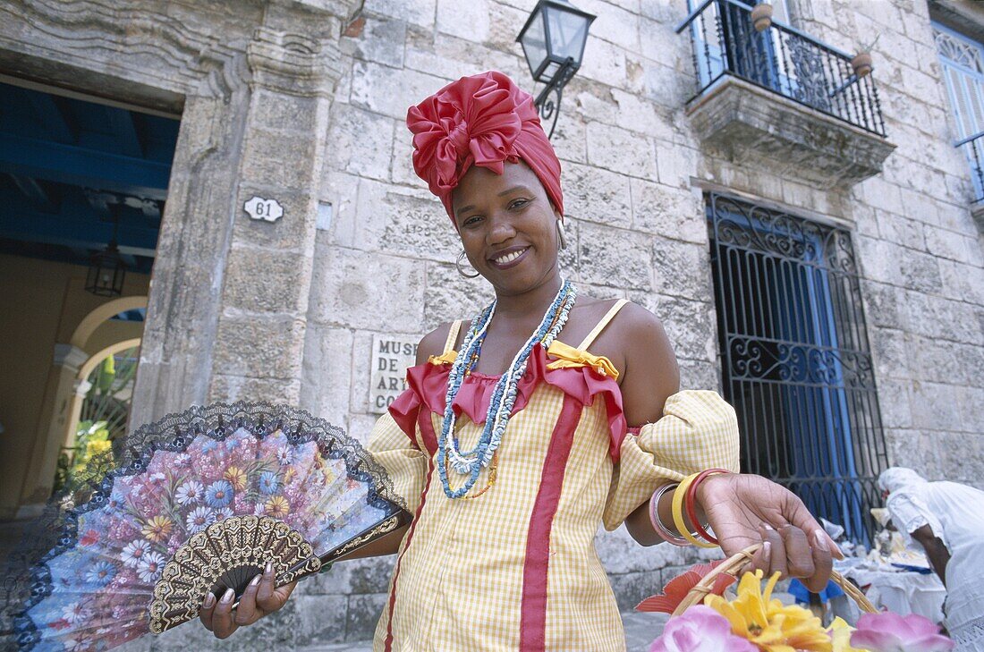 Colonial Dress, Cuba, Habana, Havana, Model Release. Colonial, Cuba, Dress, Habana, Havana, Holiday, Landmark, Model, Released, Tourism, Traditional costume, Travel, Vacation, Woman