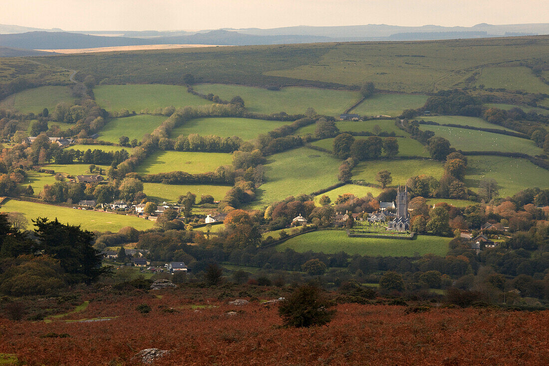 Dartmoor National Park, Devon, England, Widecombe in the Moor