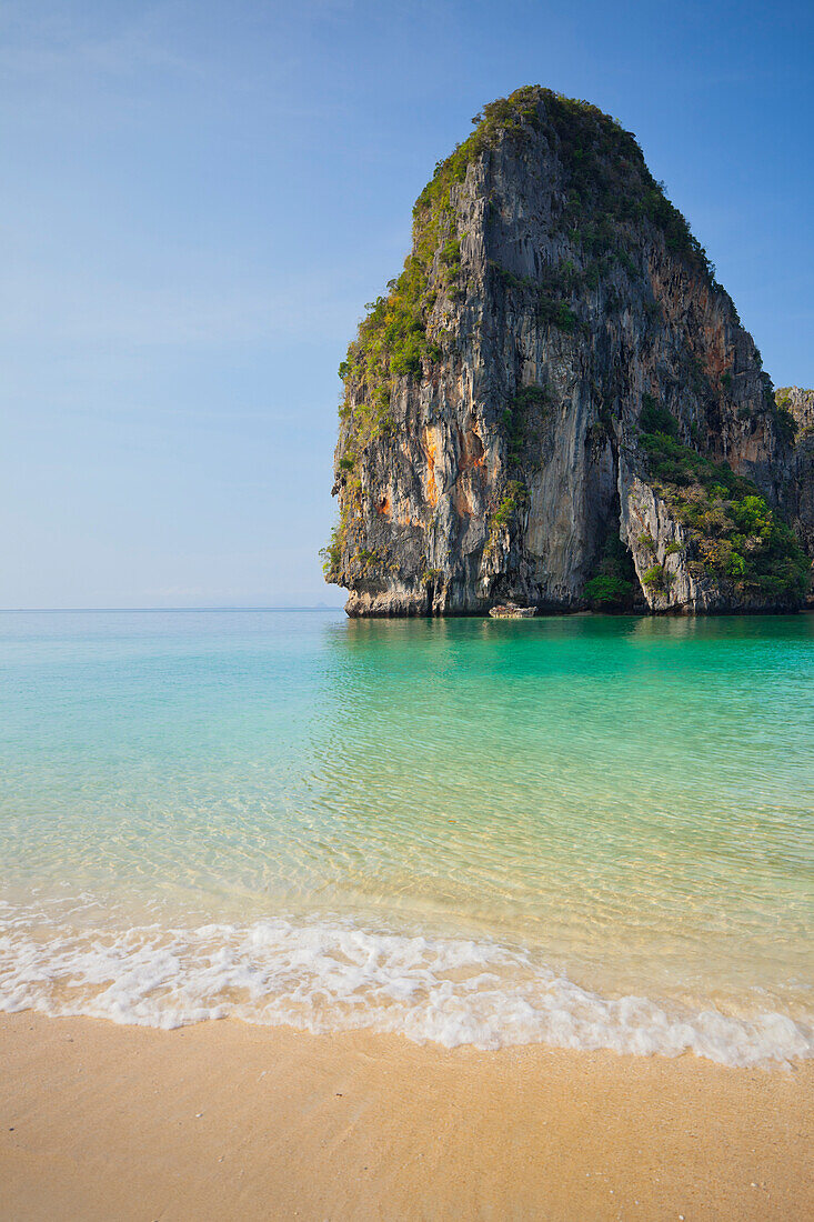 Felsen am Phra Nang Beach, Ao Nang, Krabi, Thailand