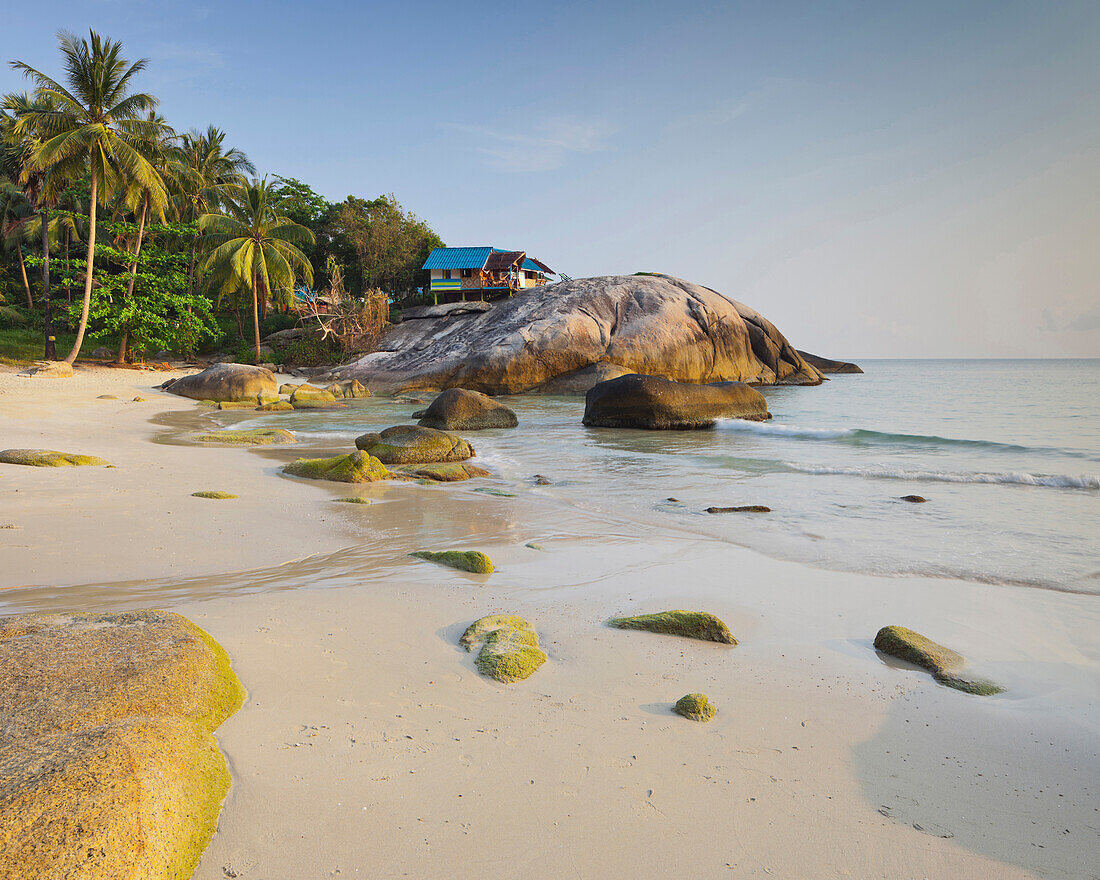 Bungalows on the Thong Reng Beach, Koh Phangan Island, Thailand