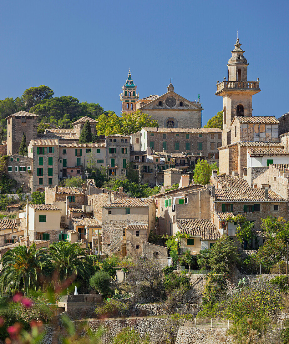 Stadtansicht von Valldemossa, Mallorca, Spanien