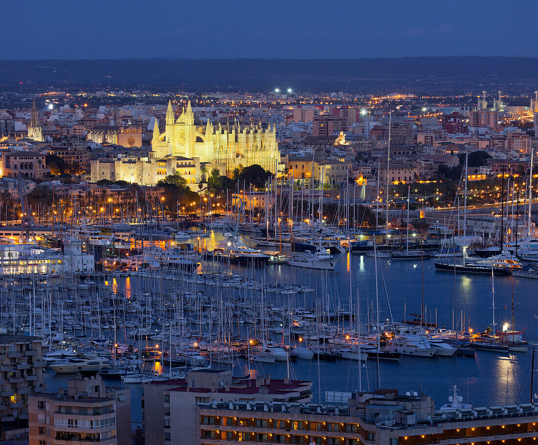 La Seu, Cathedral of Santa Maria of Palma, Palma de Mallorca, Majorca, Spain