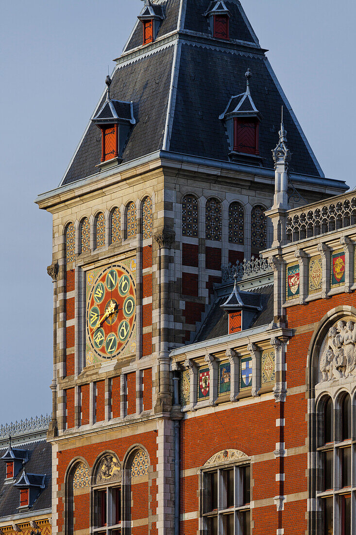 Hauptbahnhof Centraal, Amsterdam, Nordholland, Niederlande