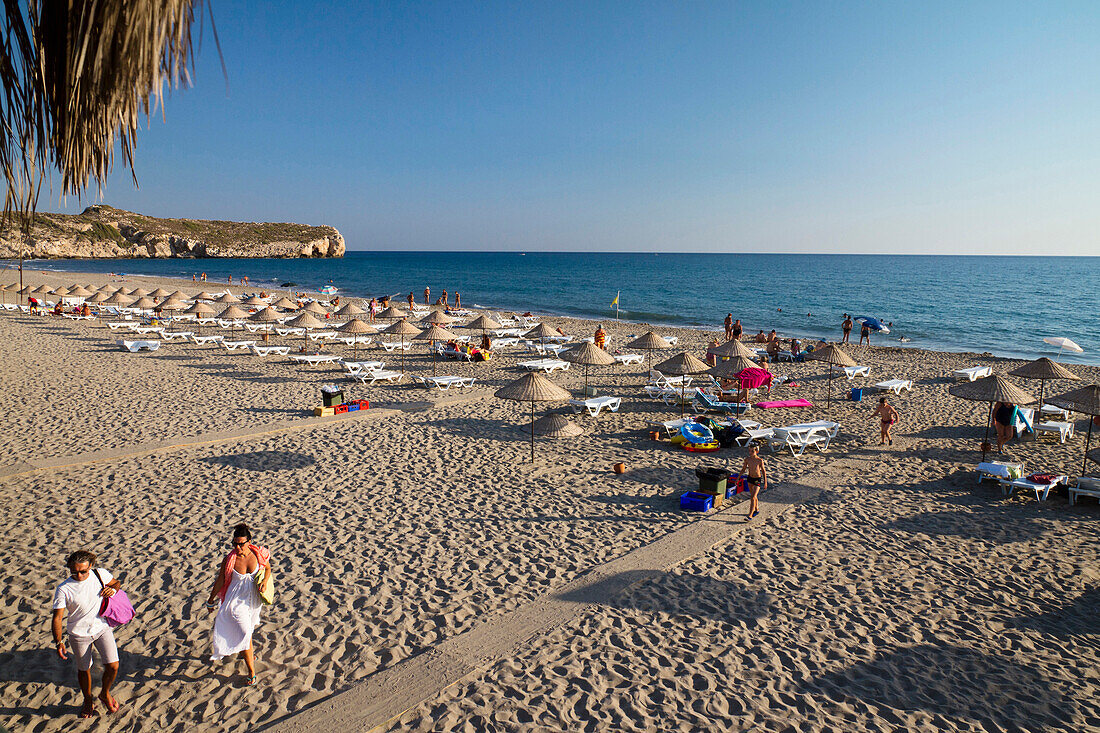 Patara beach, lycian coast, Lycia, Mediterranean Sea, Turkey, Asia