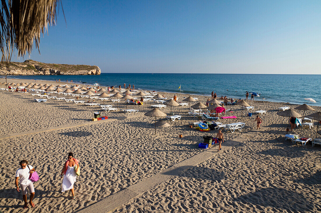 Strand von Patara, lykische Küste, Lykien, Mittelmeer, Türkei, Kleinasien